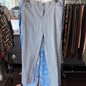 Brooks Brothers Navy and White Striped Pants